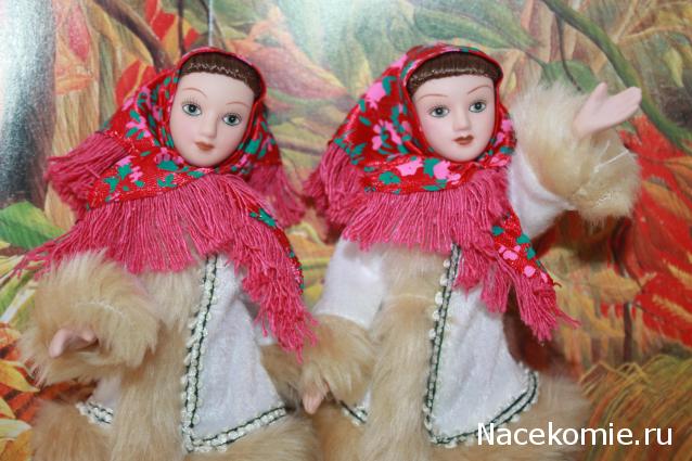 Куклы в народных костюмах №1 Кукла в зимнем костюме Московской губернии