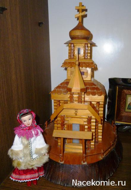 Куклы в народных костюмах №1 Кукла в зимнем костюме Московской губернии