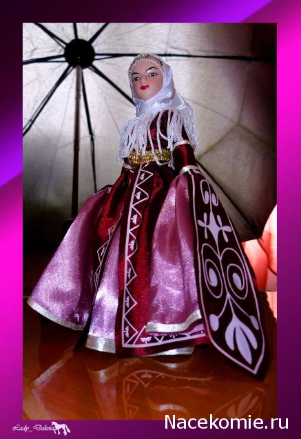 Куклы в народных костюмах №3 Кукла в карачаевском праздничном костюме