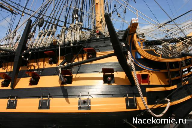 Корабль Адмирала Нельсона "Виктори" - Вооружение, оборудование, декор