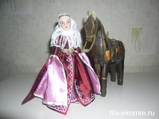 Куклы в народных костюмах №3 Кукла в карачаевском праздничном костюме