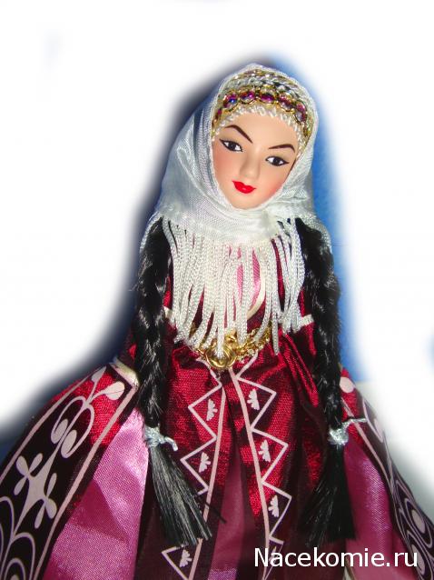 Куклы в народных костюмах №3 Кукла в карачаевском праздничном костюме
