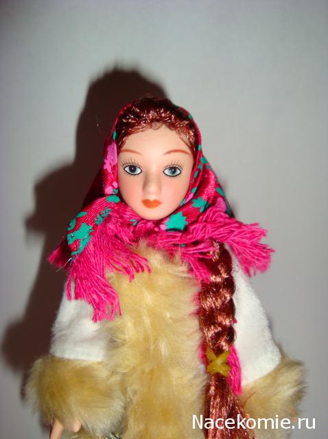 Куклы в народных костюмах №1 Кукла в зимнем костюме Московской губернии