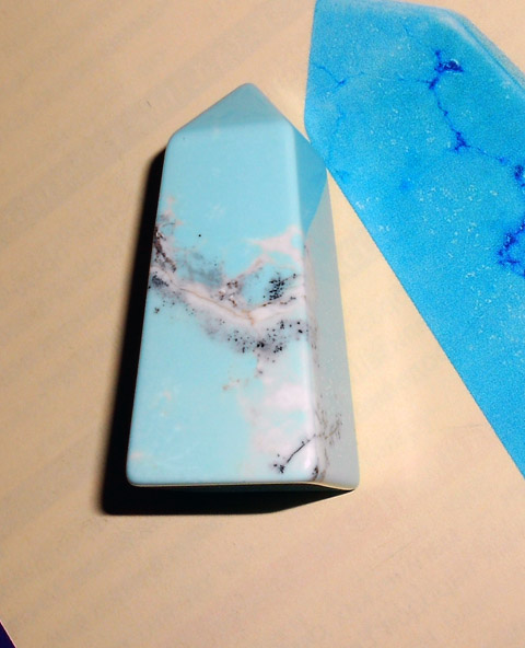 Энергия камней № 60 Голубой говлит (обелиск) фото, обсуждение