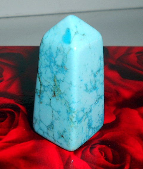 Энергия камней № 60 Голубой говлит (обелиск) фото, обсуждение