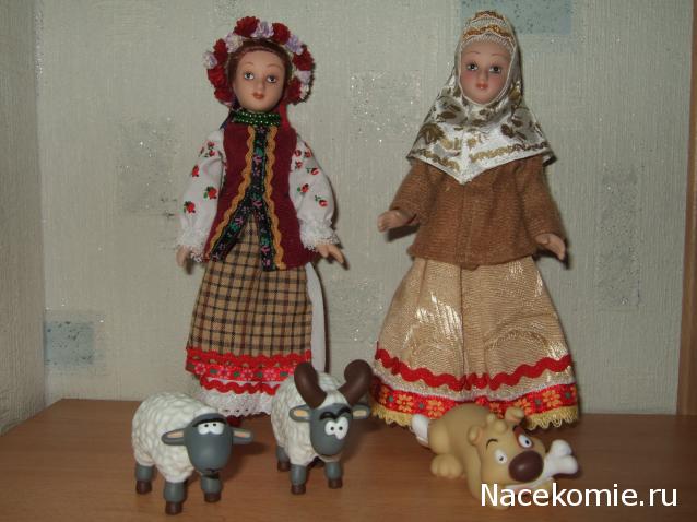 Куклы в народных костюмах №5 Кукла в зимнем костюме Архангельской губернии