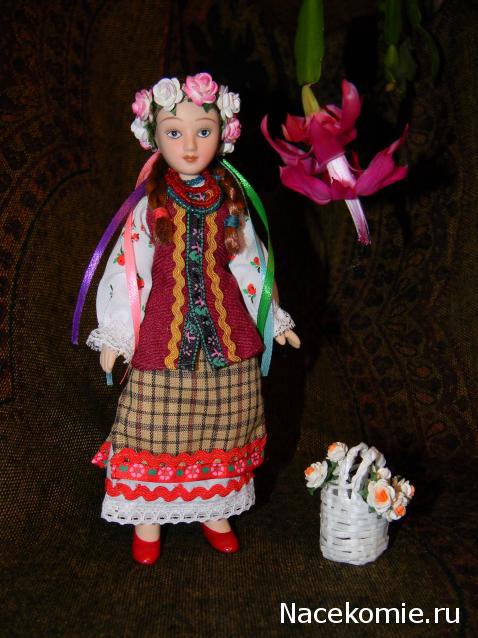 Куклы в народных костюмах №4 Кукла в летнем костюме Киевской губернии