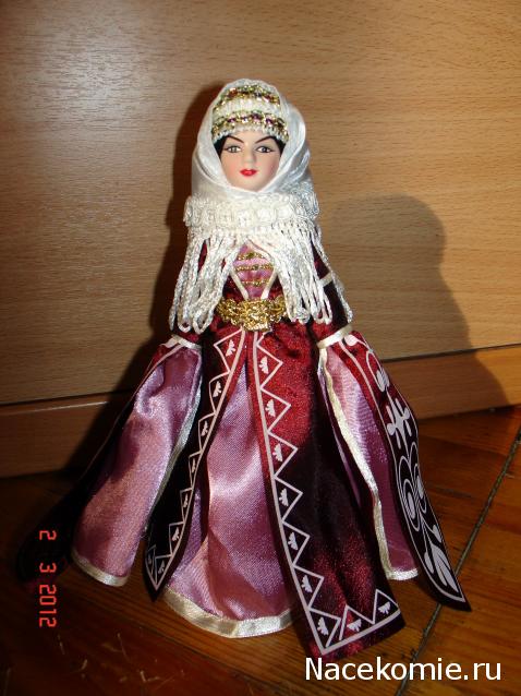 Куклы в народных костюмах №3 Кукла в карачаевском праздничном костюме