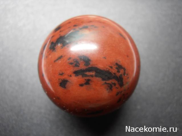 Энергия камней №24 Красно-коричневый обсидиан (Сфера) фото, обсуждение