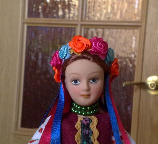 Куклы в народных костюмах №4 Кукла в летнем костюме Киевской губернии