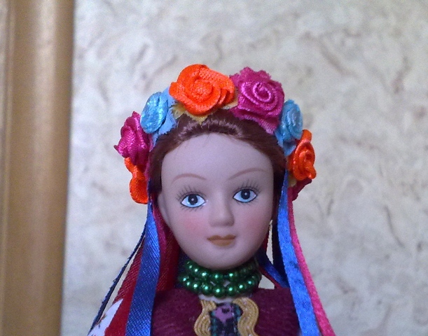 Куклы в народных костюмах №4 Кукла в летнем костюме Киевской губернии