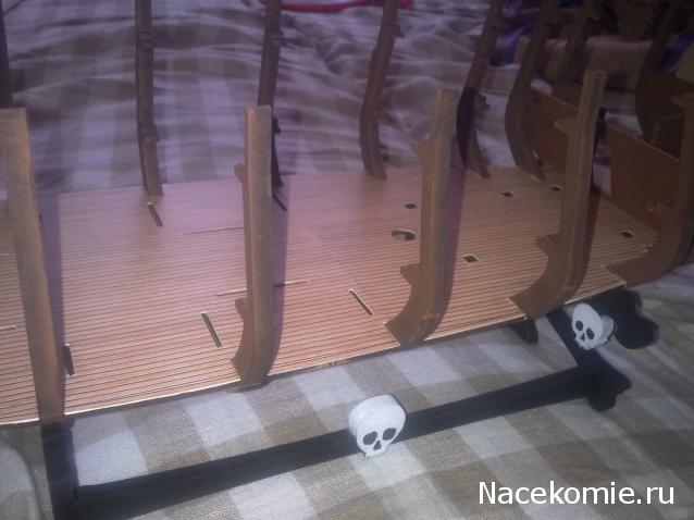 Собери Чёрную Жемчужину. Сборка: Покраска