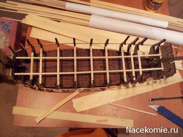 Собери Чёрную Жемчужину. Сборка корпуса.