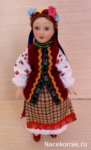 Куклы в народных костюмах №4 Кукла в летнем костюме Киевской губернии
