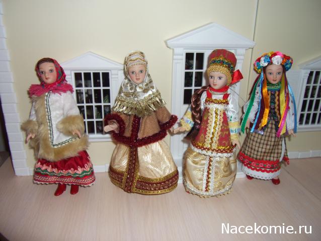 Куклы в народных костюмах №5 Кукла в зимнем костюме Архангельской губернии