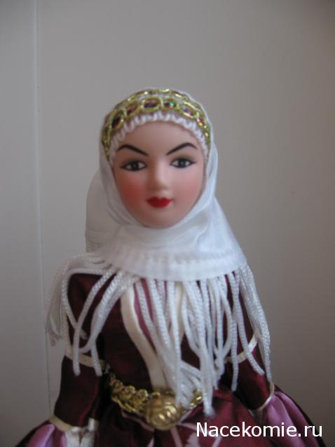 Куклы в народных костюмах №3 Кукла в карачаевском праздничном костюме