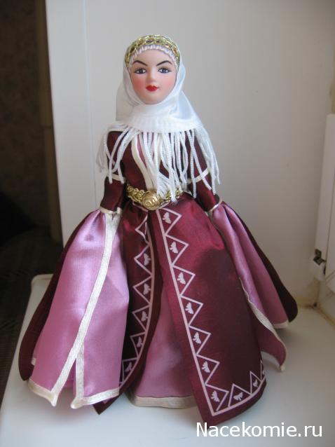 Куклы в народных костюмах №3 Кукла в карачаевском праздничном костюме