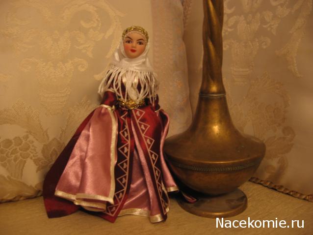 Куклы в народных костюмах №3 Кукла в карачаевском праздничном костюме
