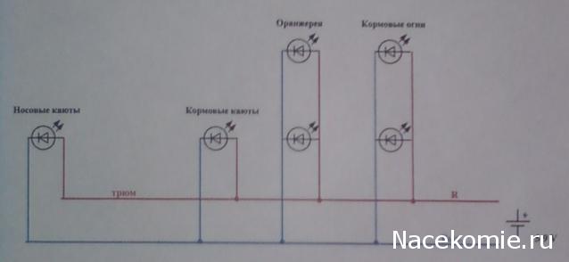 Парусник Баунти - Имитация освещения внутренних помещений