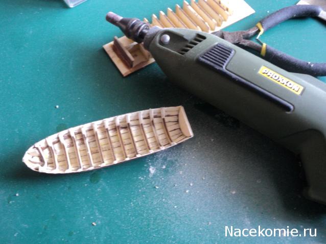 Корабль Адмирала Нельсона "Виктори" - Сборка баркаса