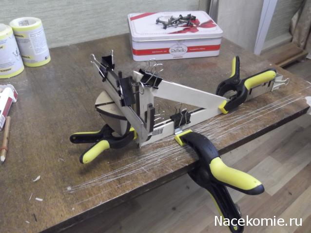 Собери Чёрную Жемчужину. Сборка корпуса.