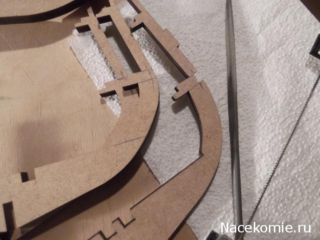 Собери Чёрную Жемчужину. Сборка корпуса.