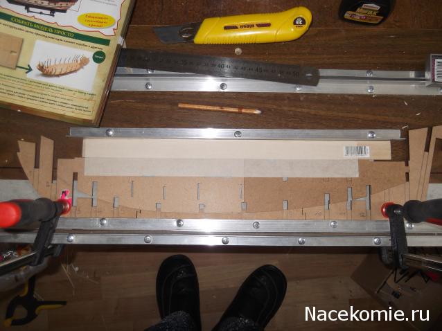 Собери Чёрную Жемчужину. Сборка корпуса.