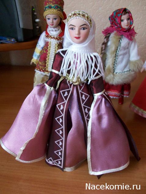 Куклы в народных костюмах №3 Кукла в карачаевском праздничном костюме