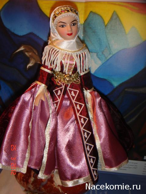 Куклы в народных костюмах №3 Кукла в карачаевском праздничном костюме