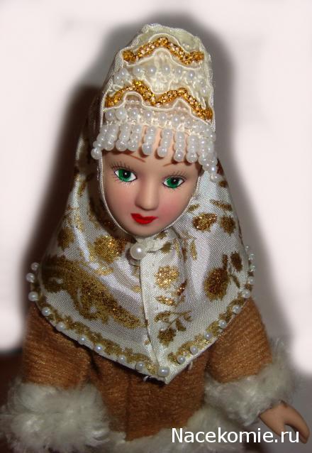 Куклы в народных костюмах №5 Кукла в зимнем костюме Архангельской губернии