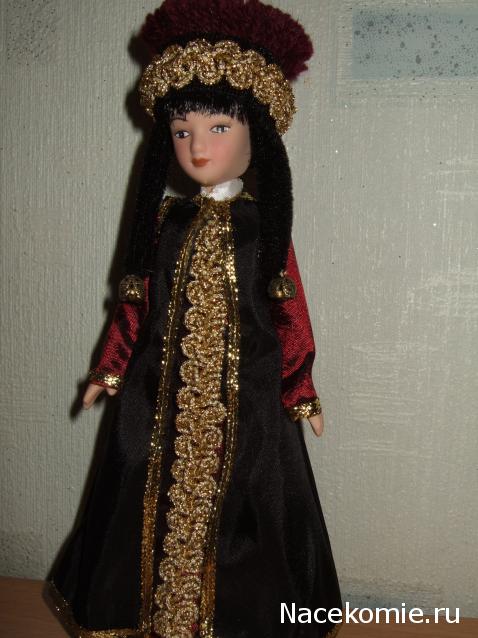 Куклы в народных костюмах №7 Кукла в калмыцком праздничном костюме