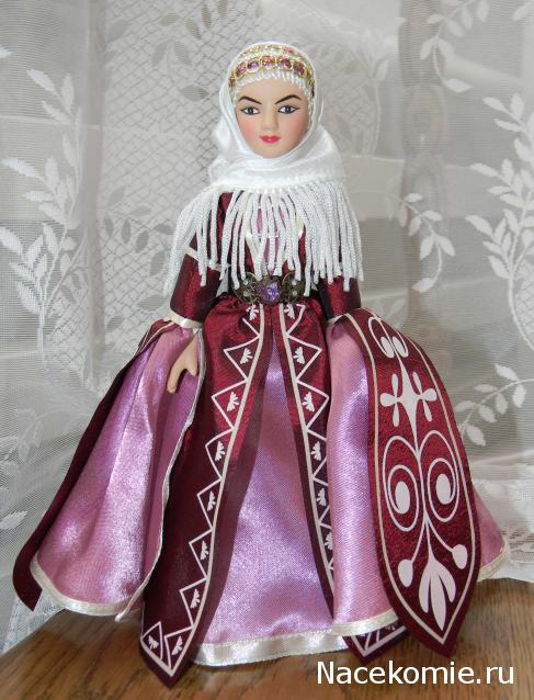 Куклы в народных костюмах №3 Кукла в карачаевском праздничном костюме