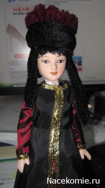 Куклы в народных костюмах №7 Кукла в калмыцком праздничном костюме