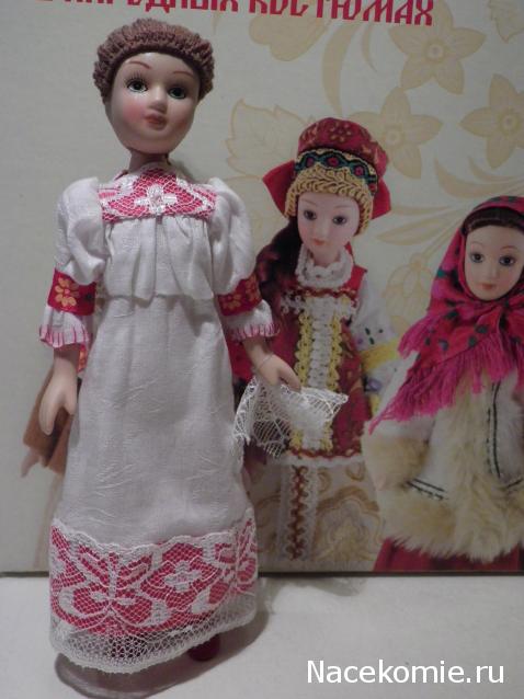 Куклы в народных костюмах №5 Кукла в зимнем костюме Архангельской губернии