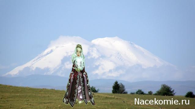 Куклы в народных костюмах №3 Кукла в карачаевском праздничном костюме