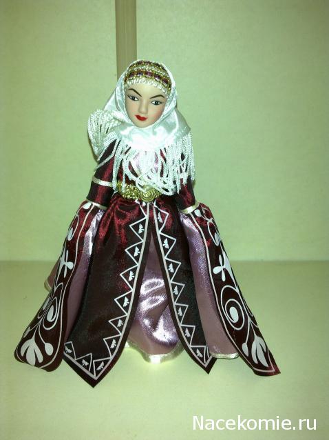 Куклы в народных костюмах №3 Кукла в карачаевском праздничном костюме