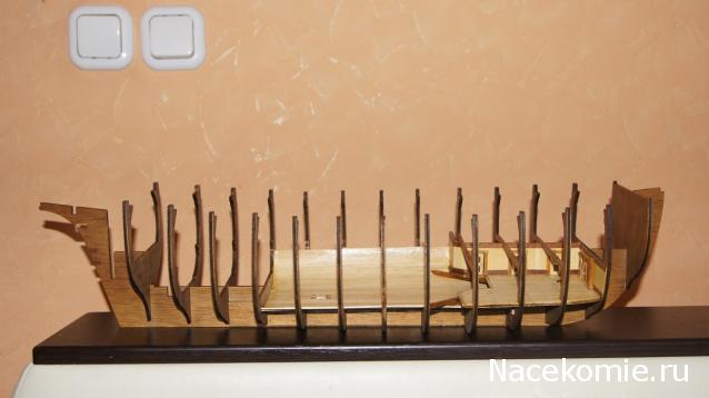 Парусник Баунти - Сборка корпуса