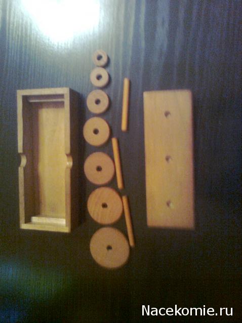 Занимательные головоломки №6 Ханойская башня фото, обсуждение