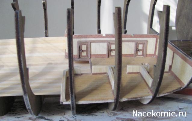 Парусник Баунти - Сборка корпуса