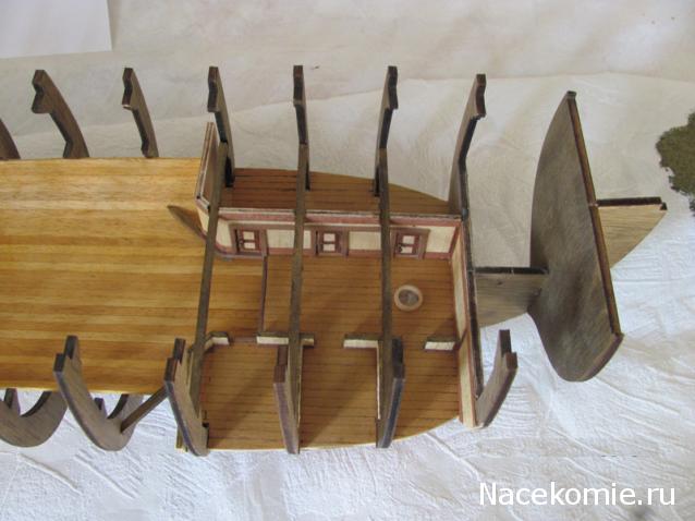 Парусник Баунти - Сборка корпуса