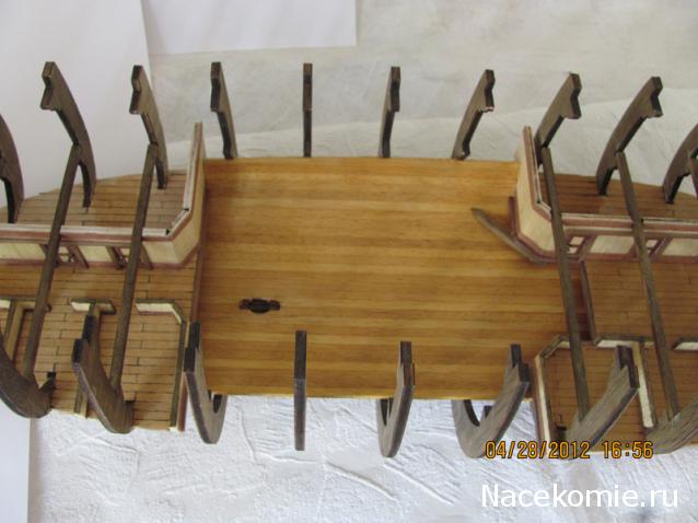 Парусник Баунти - Сборка корпуса