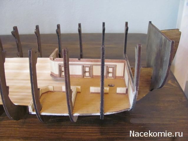 Парусник Баунти - Сборка корпуса