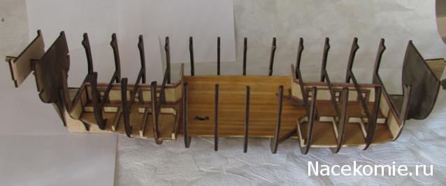 Парусник Баунти - Сборка корпуса