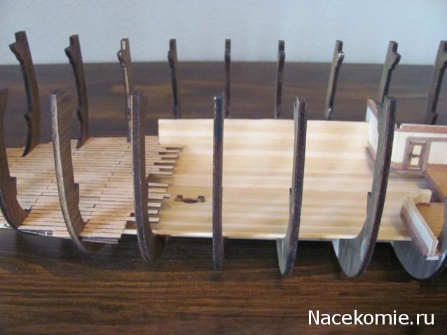 Парусник Баунти - Сборка корпуса