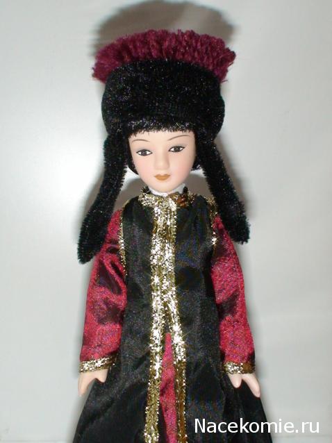 Куклы в народных костюмах №7 Кукла в калмыцком праздничном костюме