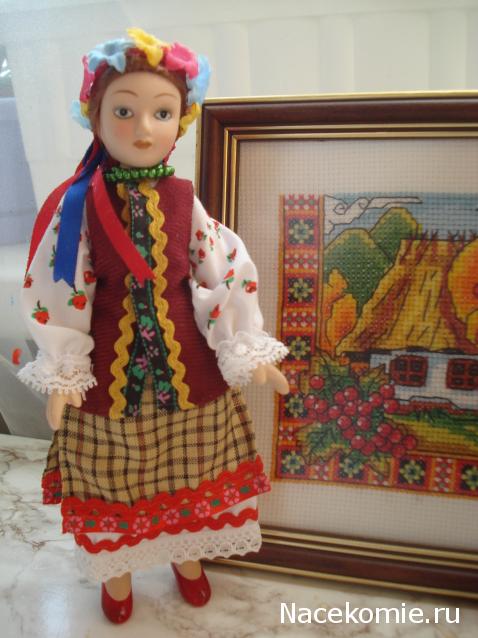 Куклы в народных костюмах №4 Кукла в летнем костюме Киевской губернии