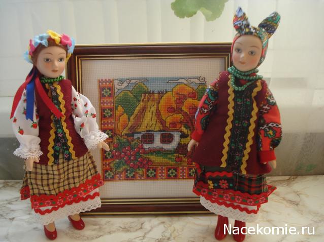 Куклы в народных костюмах №4 Кукла в летнем костюме Киевской губернии