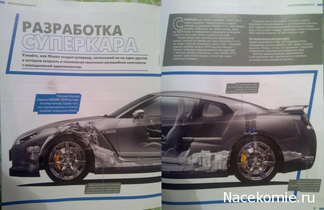 Радиоуправляемая модель Nissan GT-R - Eaglemoss - тест