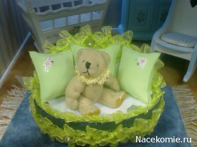 Дом Мечты №29 Игрушка медведь, книжная полка