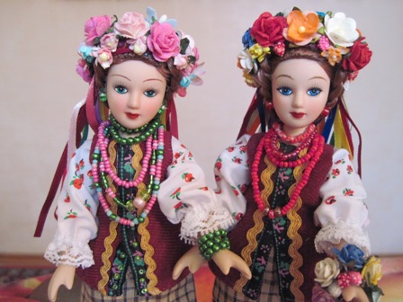 Куклы в народных костюмах №4 Кукла в летнем костюме Киевской губернии